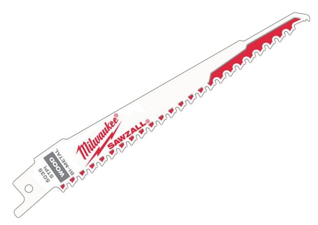 MILWAUKEE 48005035 150MM FANGTIP NAIL GUARD SAWALL BLADE - PACK OF 5