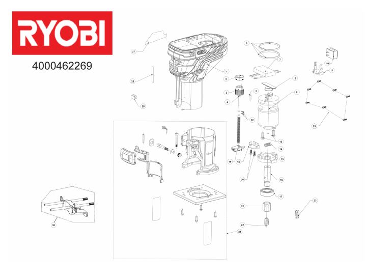 RYOBI R18TR CORDLESS TRIM ROUTER