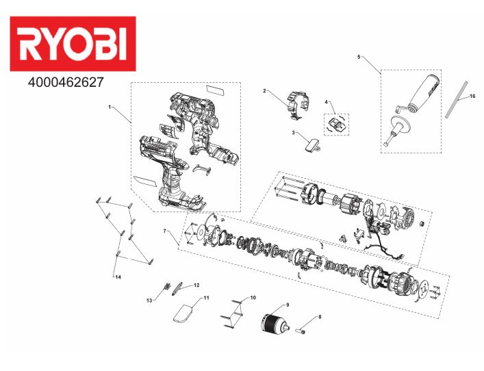 RYOBI R18PD7 PERCUSSION DRILL