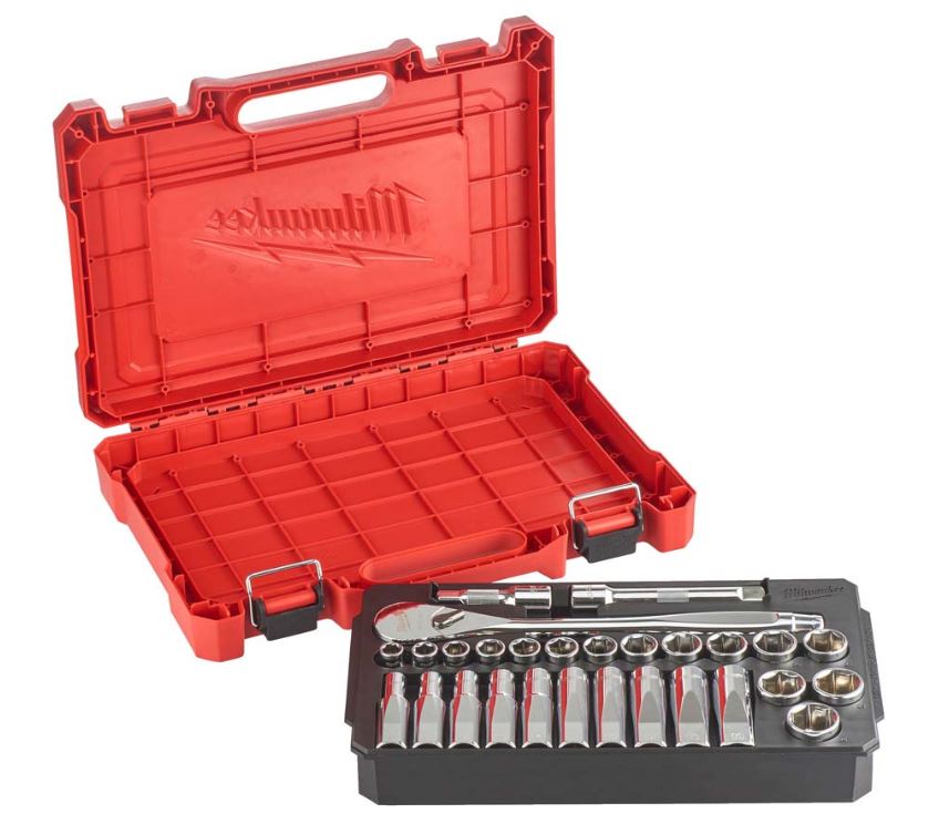 Milwaukee 4932471864 1/2in Metric Ratchet Socket Set