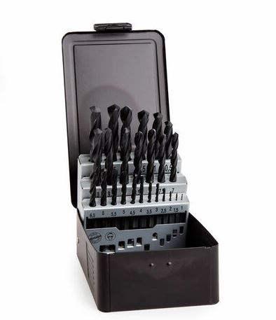 MILWAUKEE 4932352469 25PC HSS-R DIN 338 METAL DRILL BIT SET