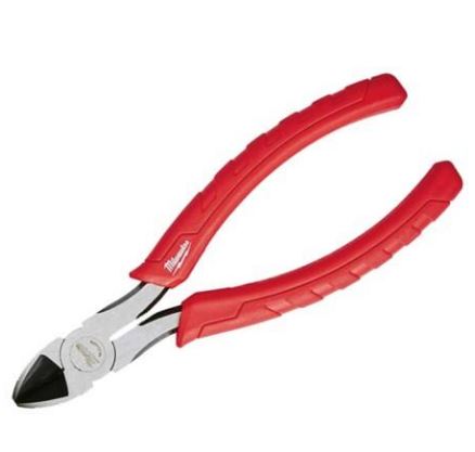 MILWAUKEE 48226106 DIAGONAL CUTTING PLIERS 20MM - PLASTIC HANDLE