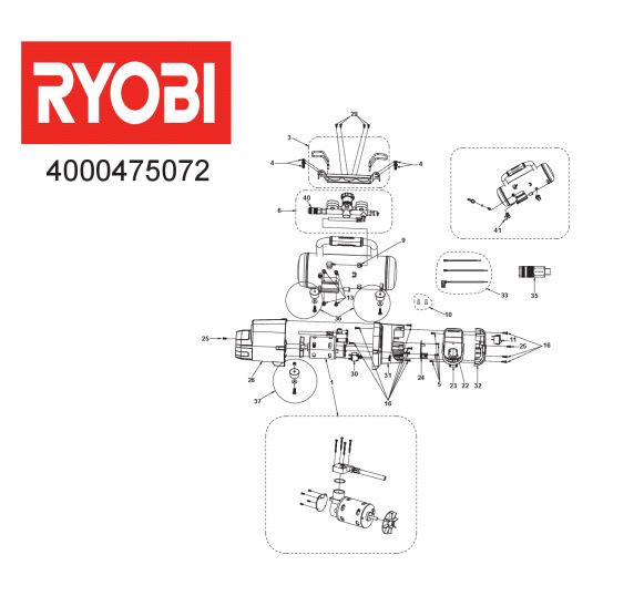 RYOBI R18AC CORDLESS AIR COMPRESSOR