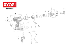 RYOBI R18ID3 IMPACT DRIVER