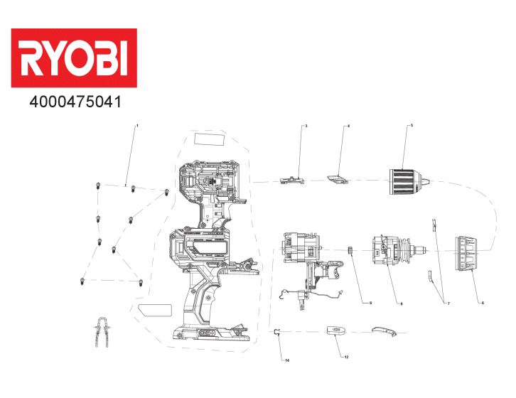 RYOBI R18DD7 CORDLESS DRILL DRIVER