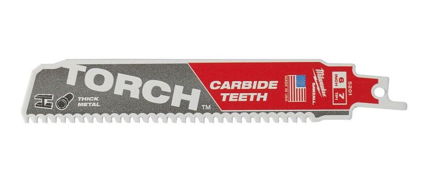 MILWAUKEE METAL TORCH CARBIDE DEMOLITION SAWZALL BLADE