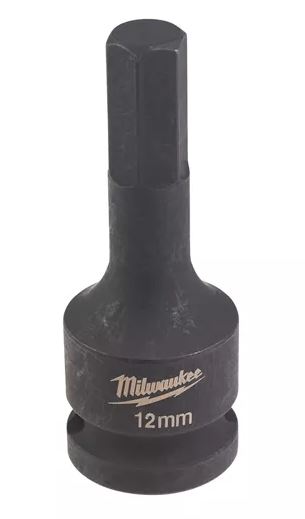 MILWAUKEE 4932478067 SHOCKWAVE 1/2" IMPACT BIT SOCKET - 12MM HEX