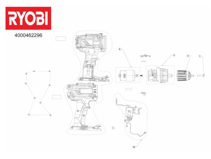 RYOBI R18PD3 PERCUSSION DRILL