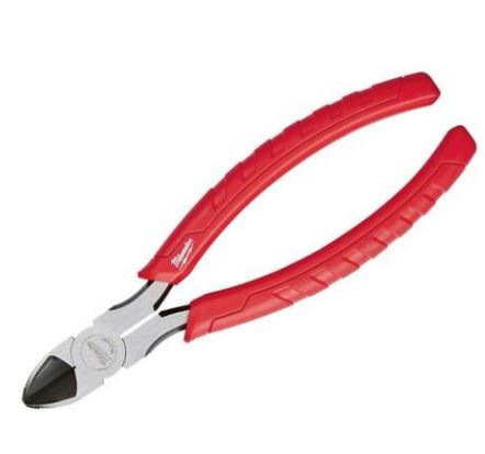 MILWAUKEE 48226107 DIAGONAL CUTTING PLIERS 22MM - PLASTIC HANDLE