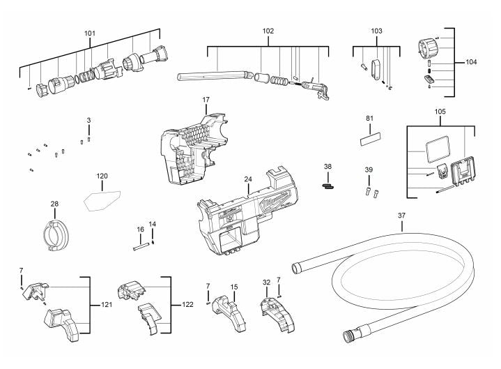 M18FSSM FUEL SECT. SEWER MACHINE