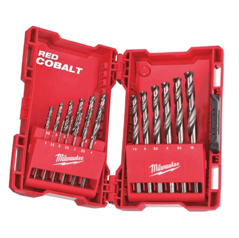 MILWAUKEE 4932352470 19 COBALT HSS-G DRILL BIT SET