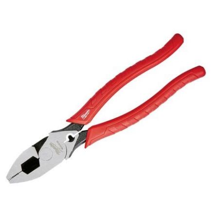 MILWAUKEE 48226100 LINESMAN CRIMPER PLIERS 40MM - PLASTIC HANDLE