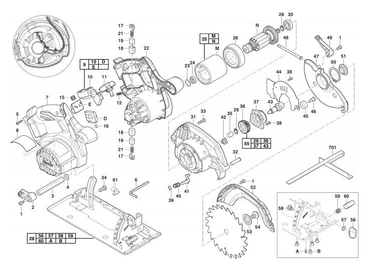 HD18CS BRUSHED CIRCULAR SAW