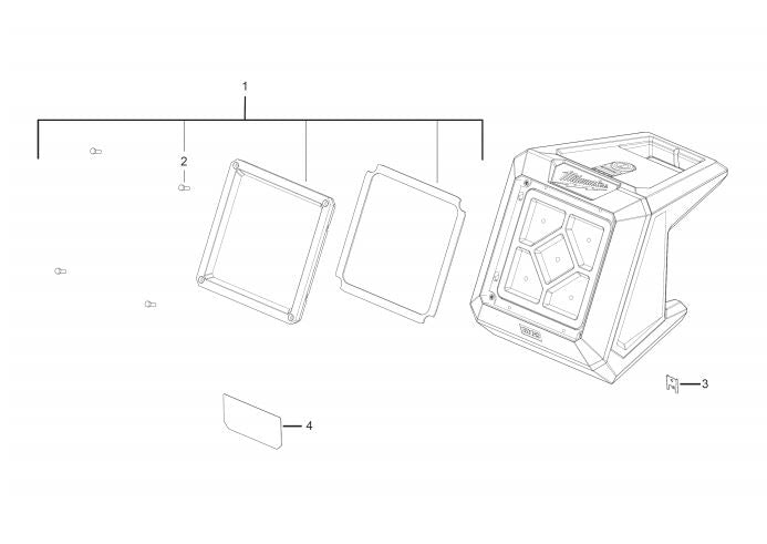 M12AL 1000 LUMENS FLOOD LIGHT