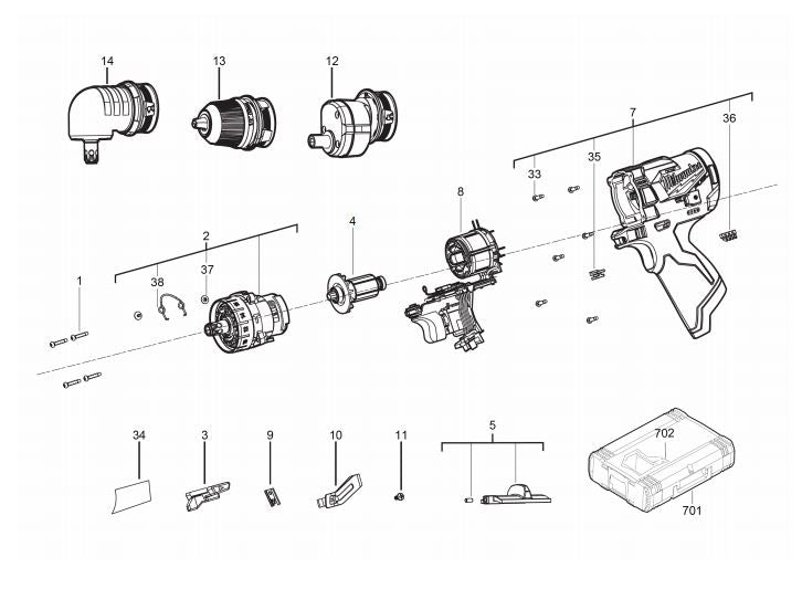 M12FPDXKIT HAMMER DRILL KIT