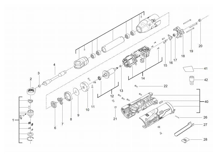 M12FIR14LR EXTENDED REACH RATCHET