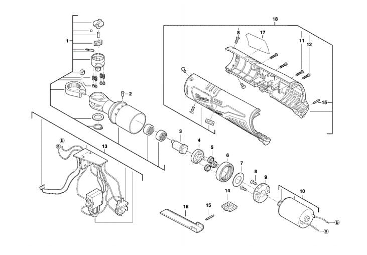 M12IR14 BATTERY RATCHET