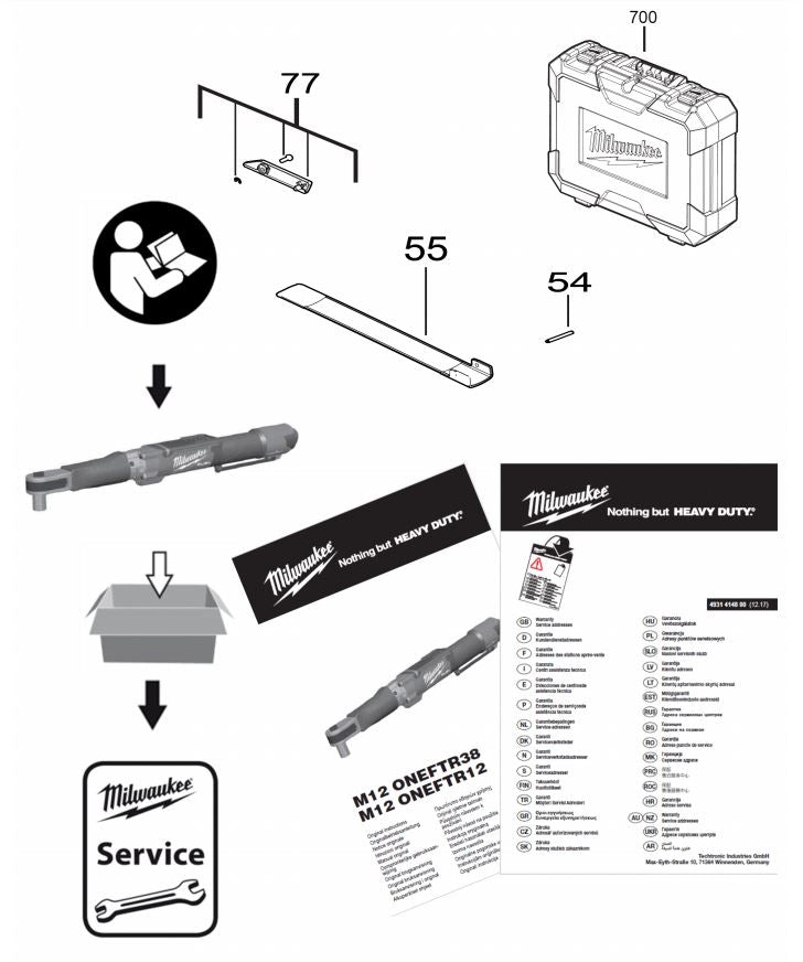 M12ONEFTR38 DIGITAL TORQUE WRENCH