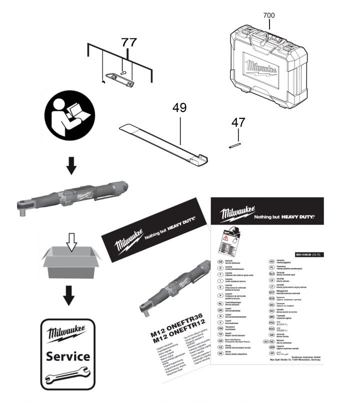 M12ONEFTR12 DIGITAL TORQUE WRENCH