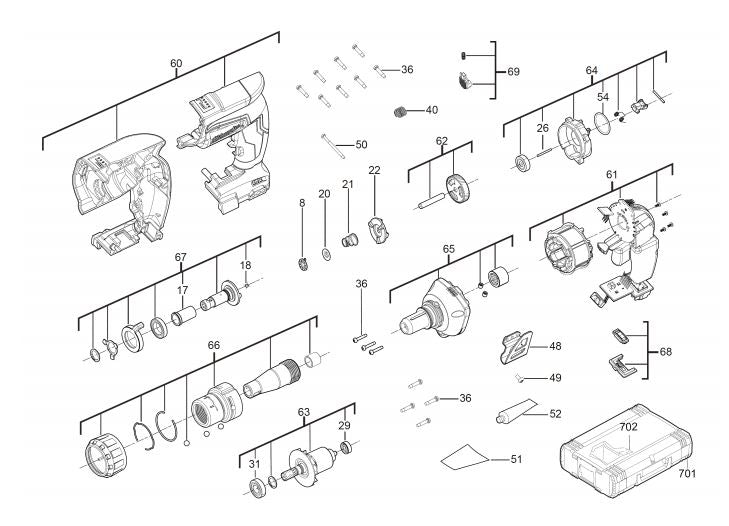 M18FSG Drywall Screw Gun