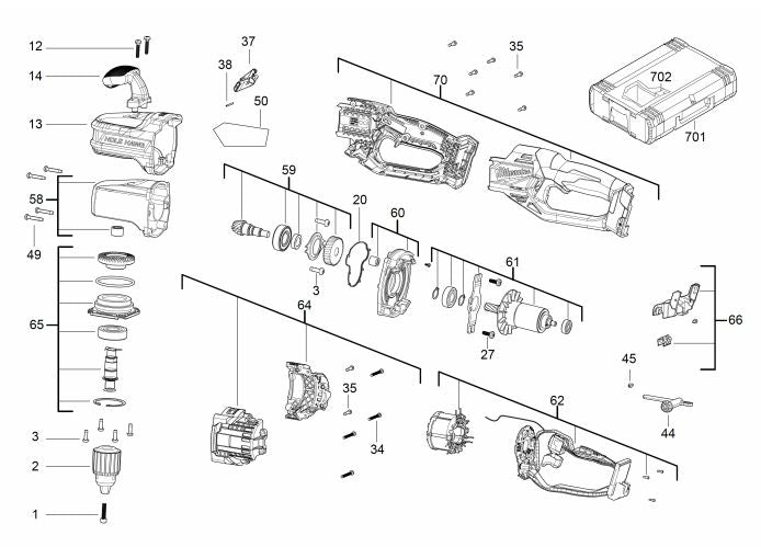 M18CRAD2 RIGHT ANGLED DRILL